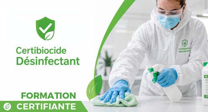 Formation Certibiocide Désinfectant
