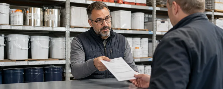 Acquéreur justifiant d’un Certibiocide valide lors d’une commande