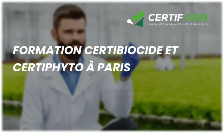 Formation Certiphyto et Certibiocide à Paris