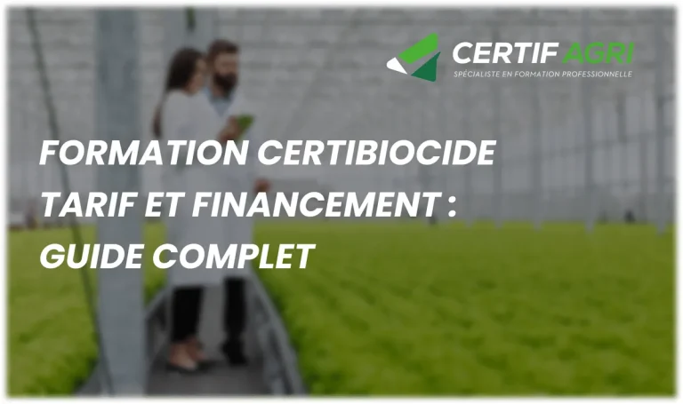 Formation Certibiocide Tarif : Guide Complet 2025