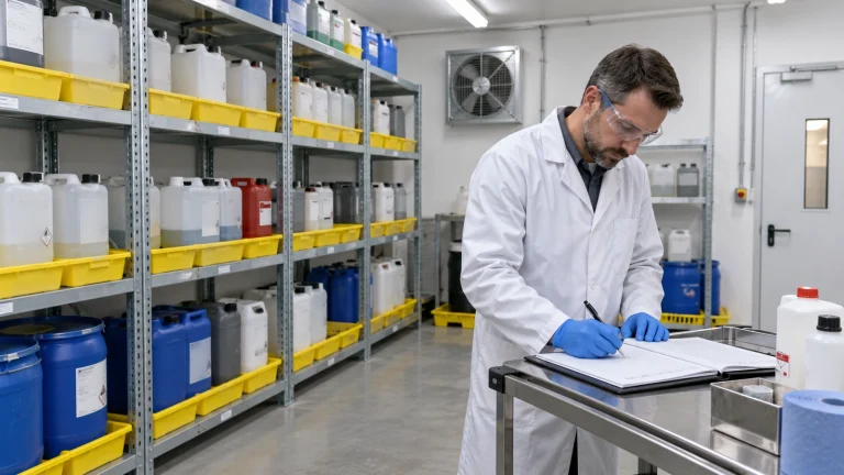 Les obligations de traçabilité et de stockage des produits biocides